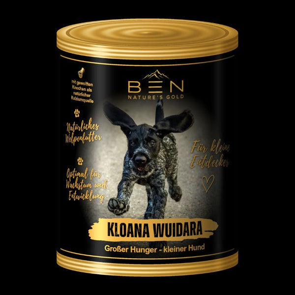 Kloana Wuidara – Welpenfutter Rind | 400 g