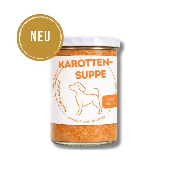 Morosche Karottensuppe für Hunde mit Verdauungsproblemen
