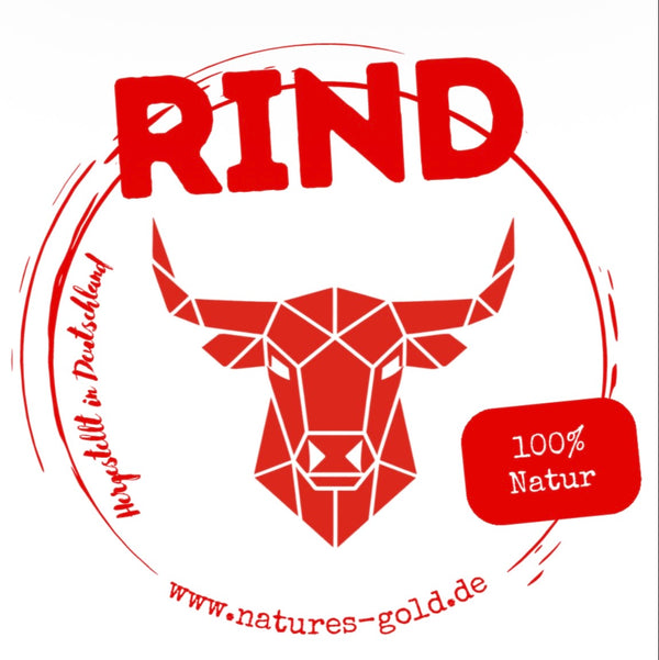 Hundenassfutter im Glas "Rind" 380g